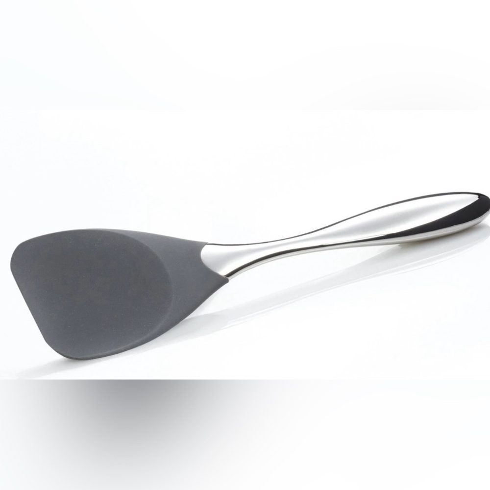 Nambe Curvo Spatula in Silver Finish